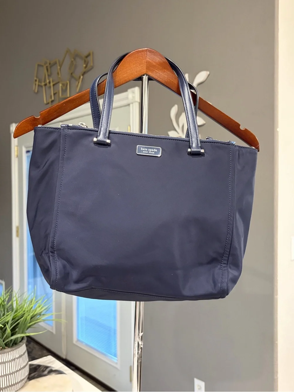 kate spade Navy Tote Bag